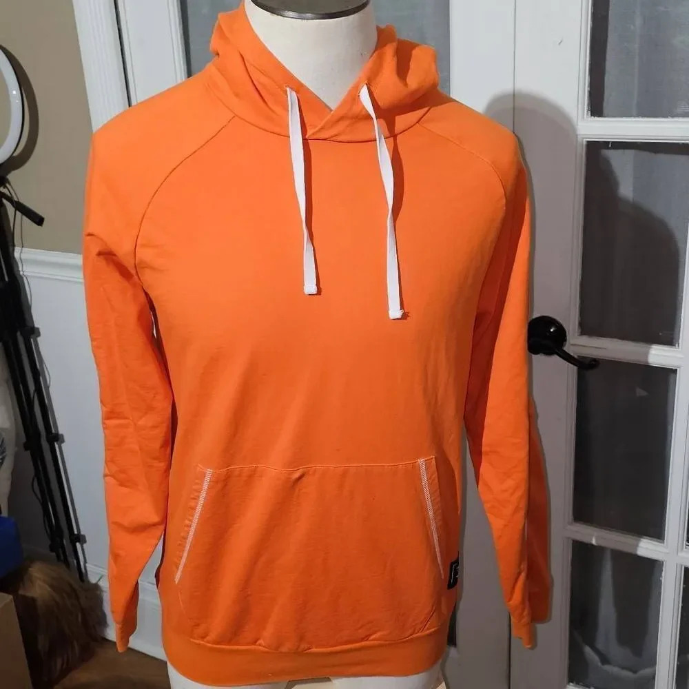 Gymshark Mens Orange Recess Hoodie Small